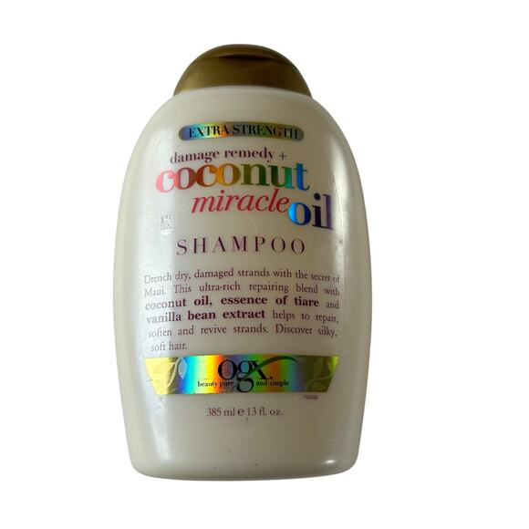 OGX NEW Extra Strength Damage Remedy Coconut Miracle Oil Shampoo 385 ML 13 FL Oz - Picture 1 of 2